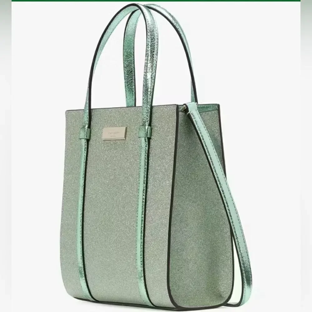 Kate Spade Kenzie Glitter Small Tote Bag Purse